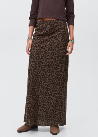 MANGO TEEN Skirt 'Felinef' in Brown: front