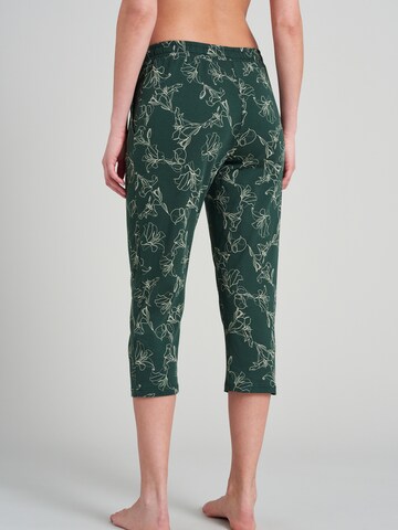 SCHIESSER Pajama Pants in Green