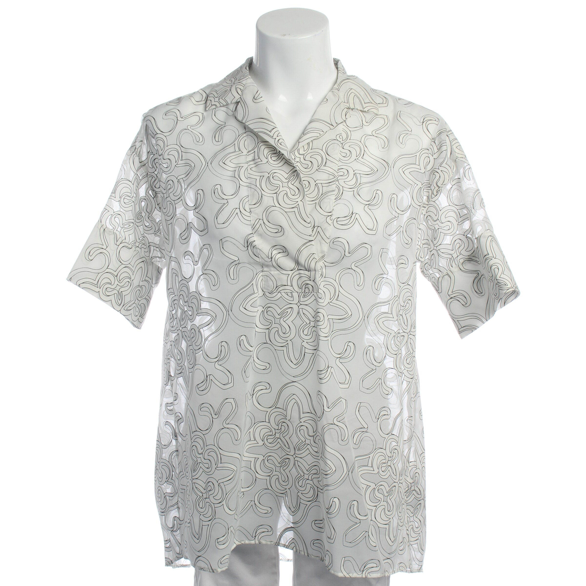 Windsor Bluse / Tunika S in Schwarz: Vorderseite