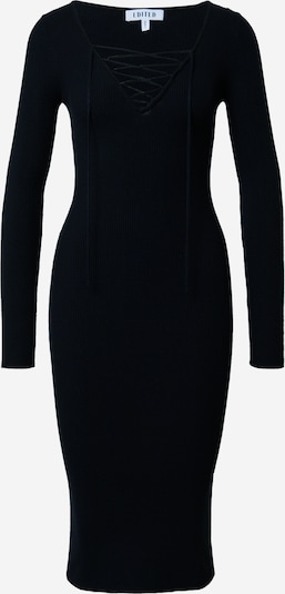 EDITED Strickkleid 'Engelina' in XS in schwarz, Produktansicht