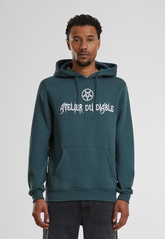 MT Men Sweatshirt 'Atelier Du Diable' in Green: front