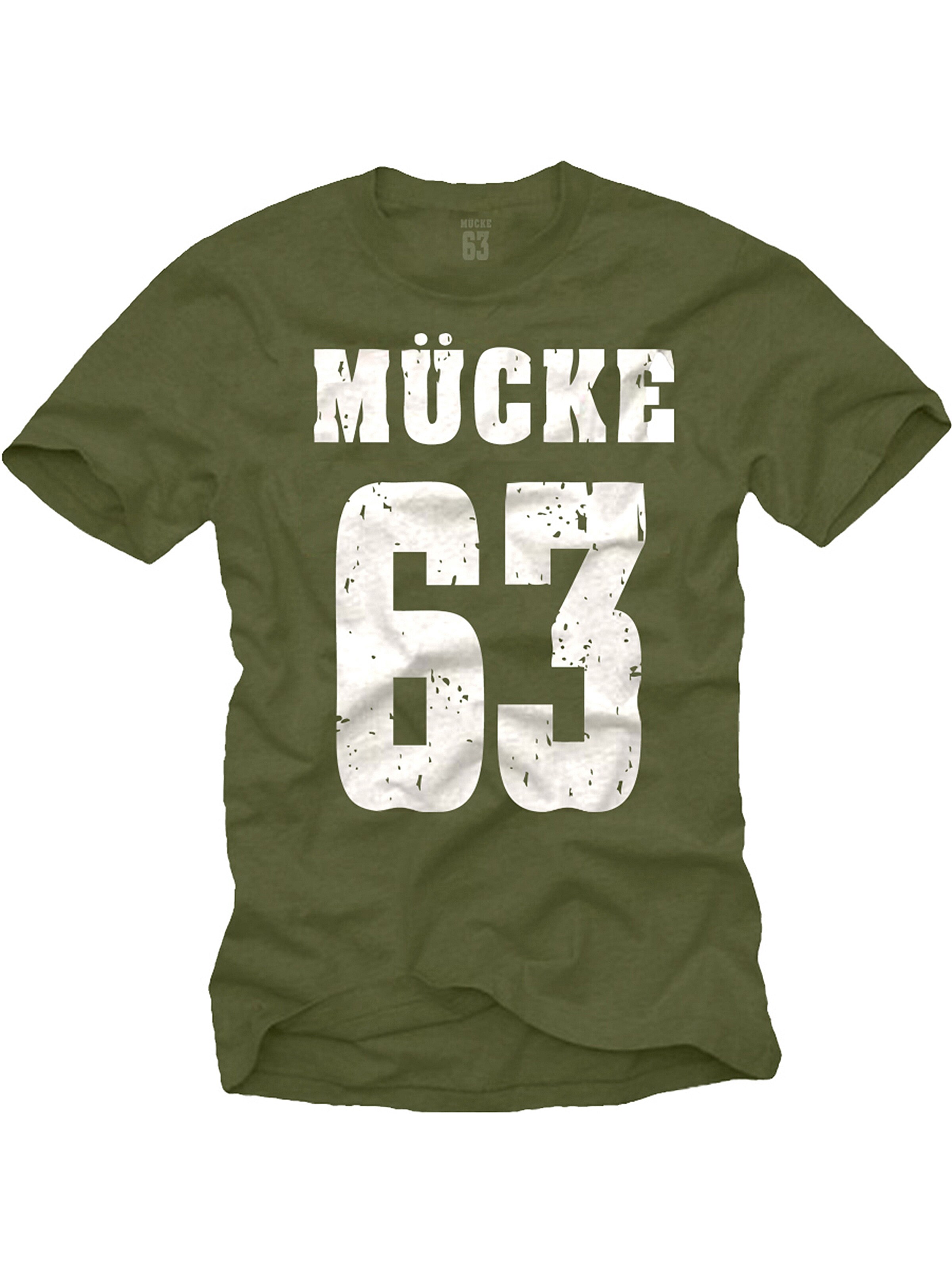 MAKAYA Shirt 'Mücke 63' in Green: front