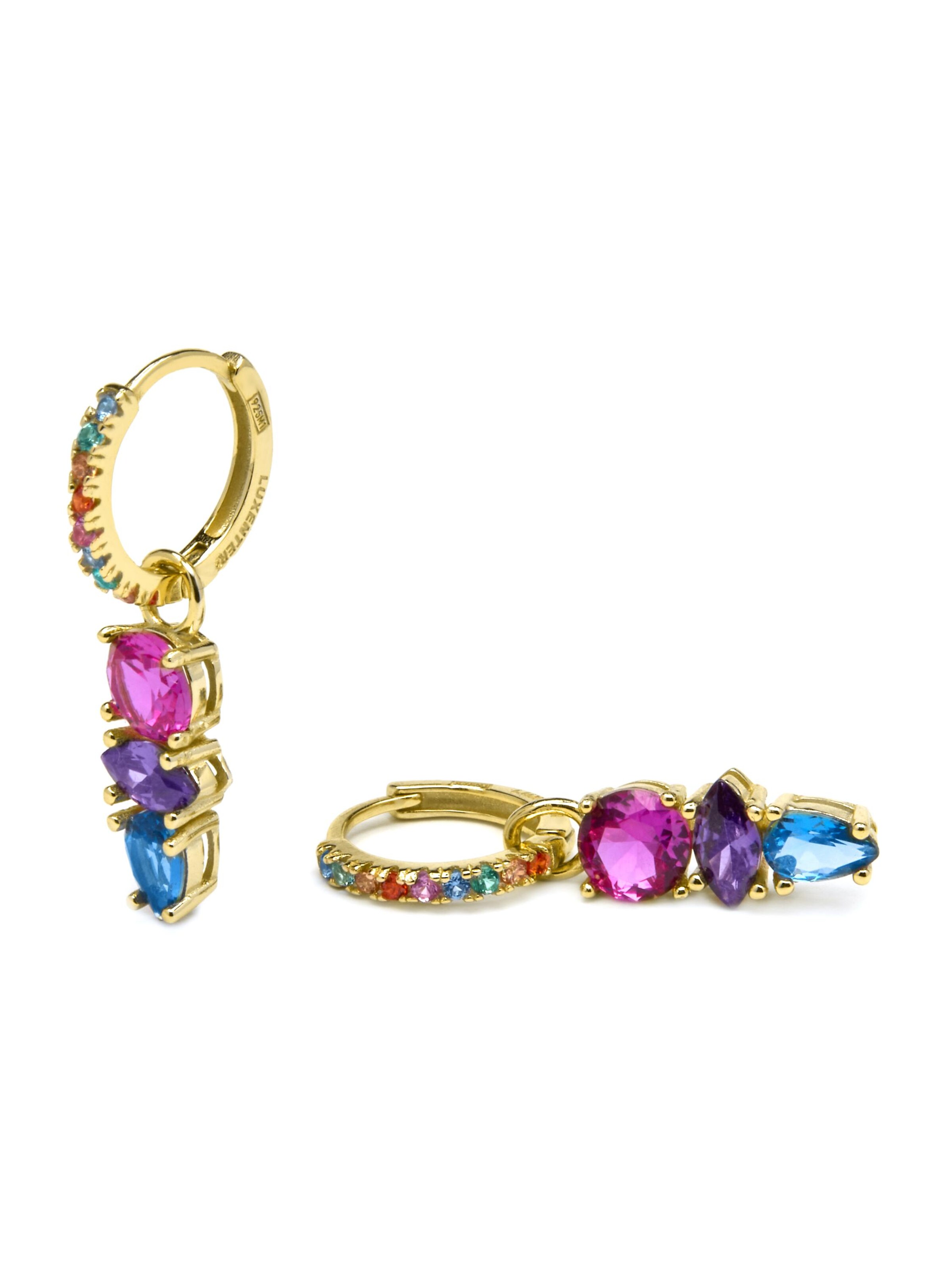 Luxenter - Pendientes 'Ledrak' en oro