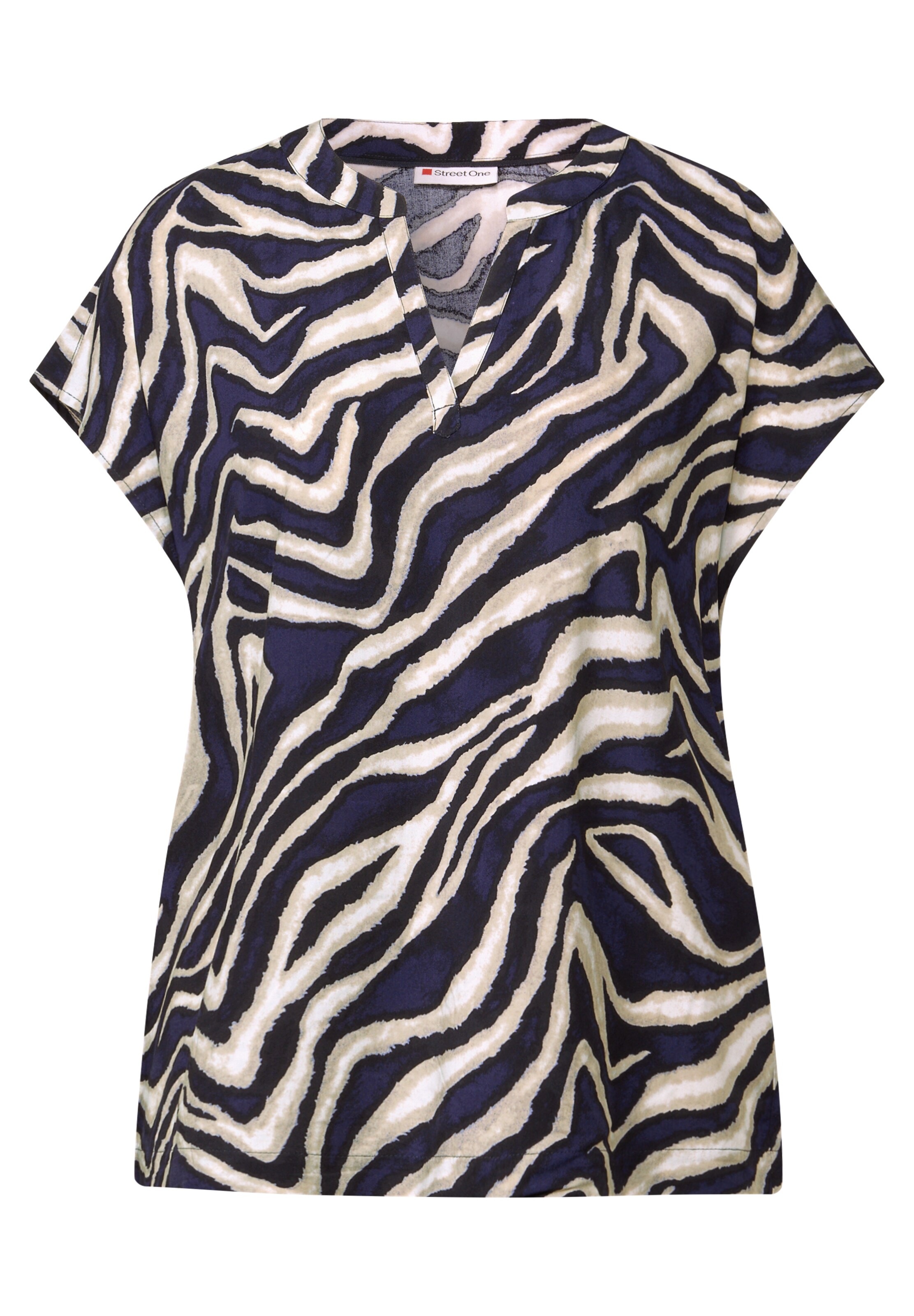 STREET ONE Bluse in Blau: Vorderseite