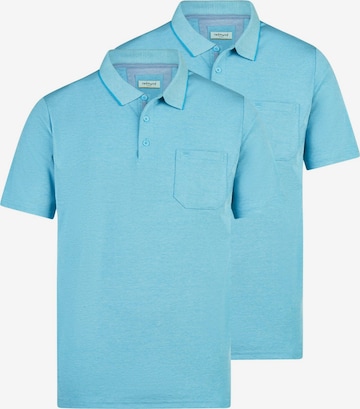 redmond Shirt 'Basic' in Blau: Vorderseite
