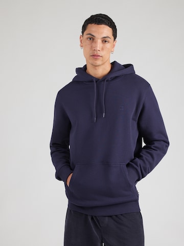 Les Deux - Sudadera 'Norregaard Tonal' en azul: frente