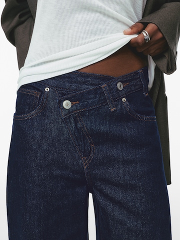 Pull&Bear Wide leg Jeans in Blue