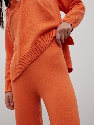 EDITED - Bootcut Pantalón 'Lunette' en naranja