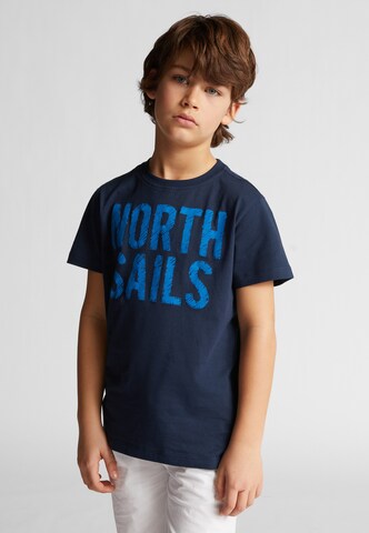 North Sails Baumwoll Jersey-T-Shirt in Blau