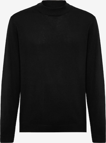 Pull-over Boggi Milano en noir : devant