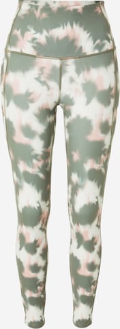 ROXY Skinny Workout Pants 'SUBLIME SUNSHINE' in Green: front