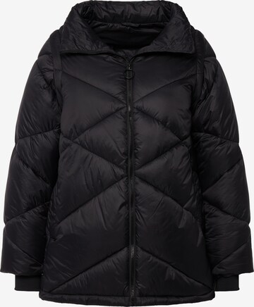 Ulla Popken Winterjacke in Schwarz: predná strana