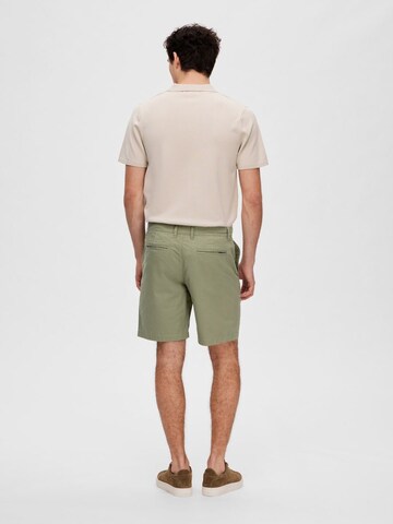 SELECTED HOMME - regular Pantalón chino en verde