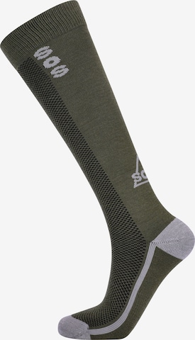 SOS Athletic Socks 'Arlberg' in Green: front