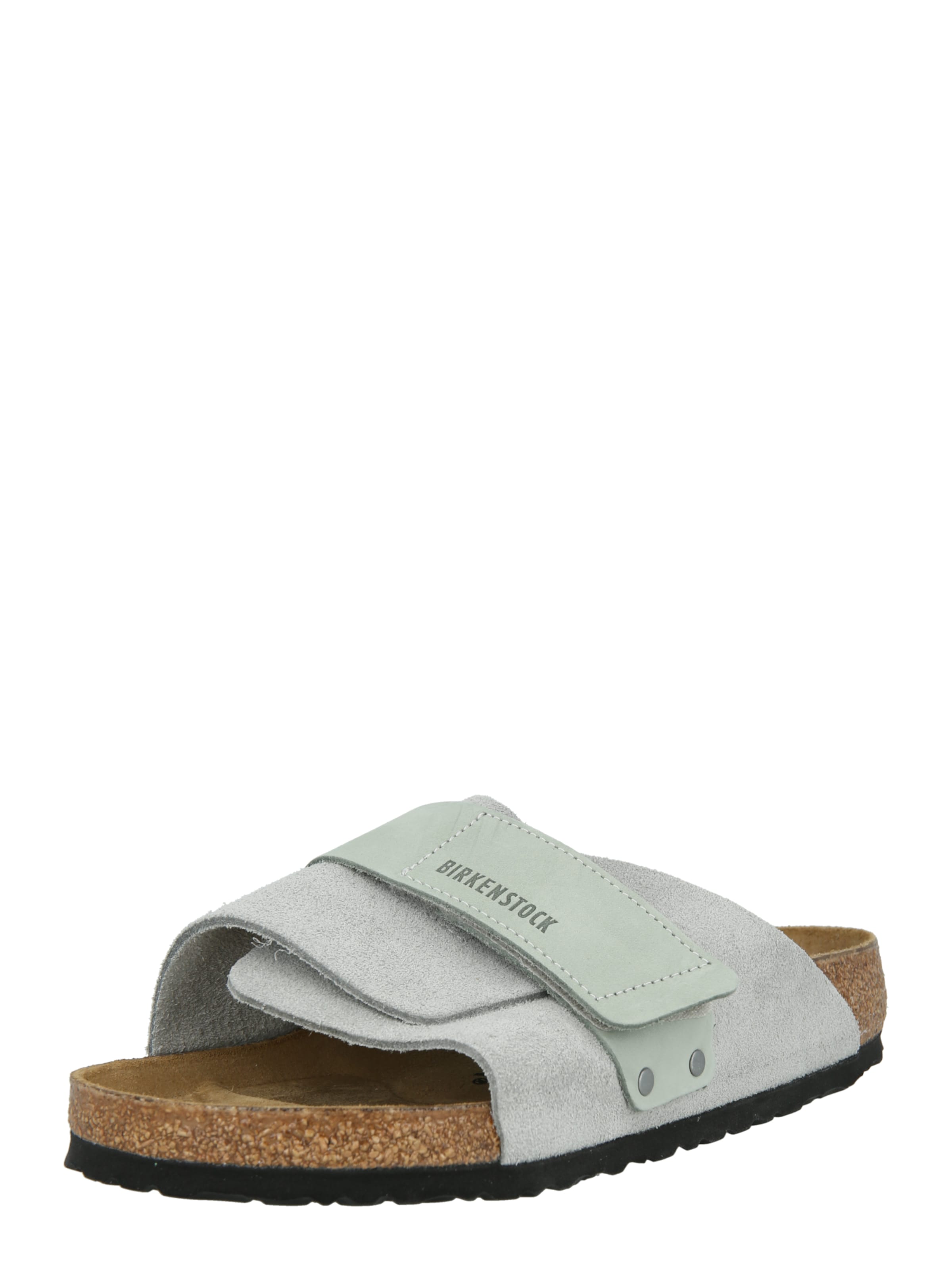 BIRKENSTOCK Pantolette 'Kyoto' i grön: framsida