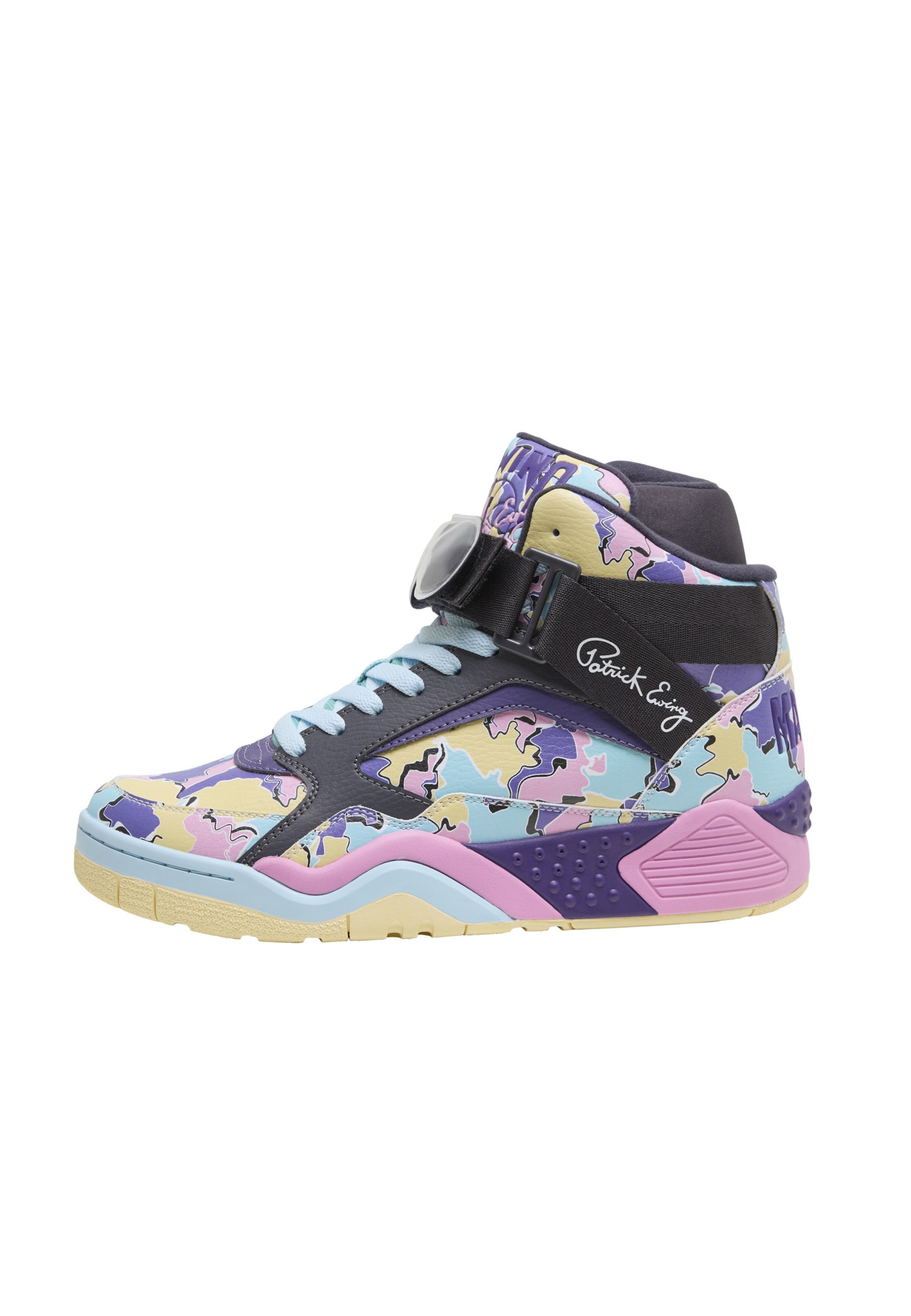 Sneaker alta 'Focus X Macho Man Randy Savage' di Ewing in colori misti: frontale