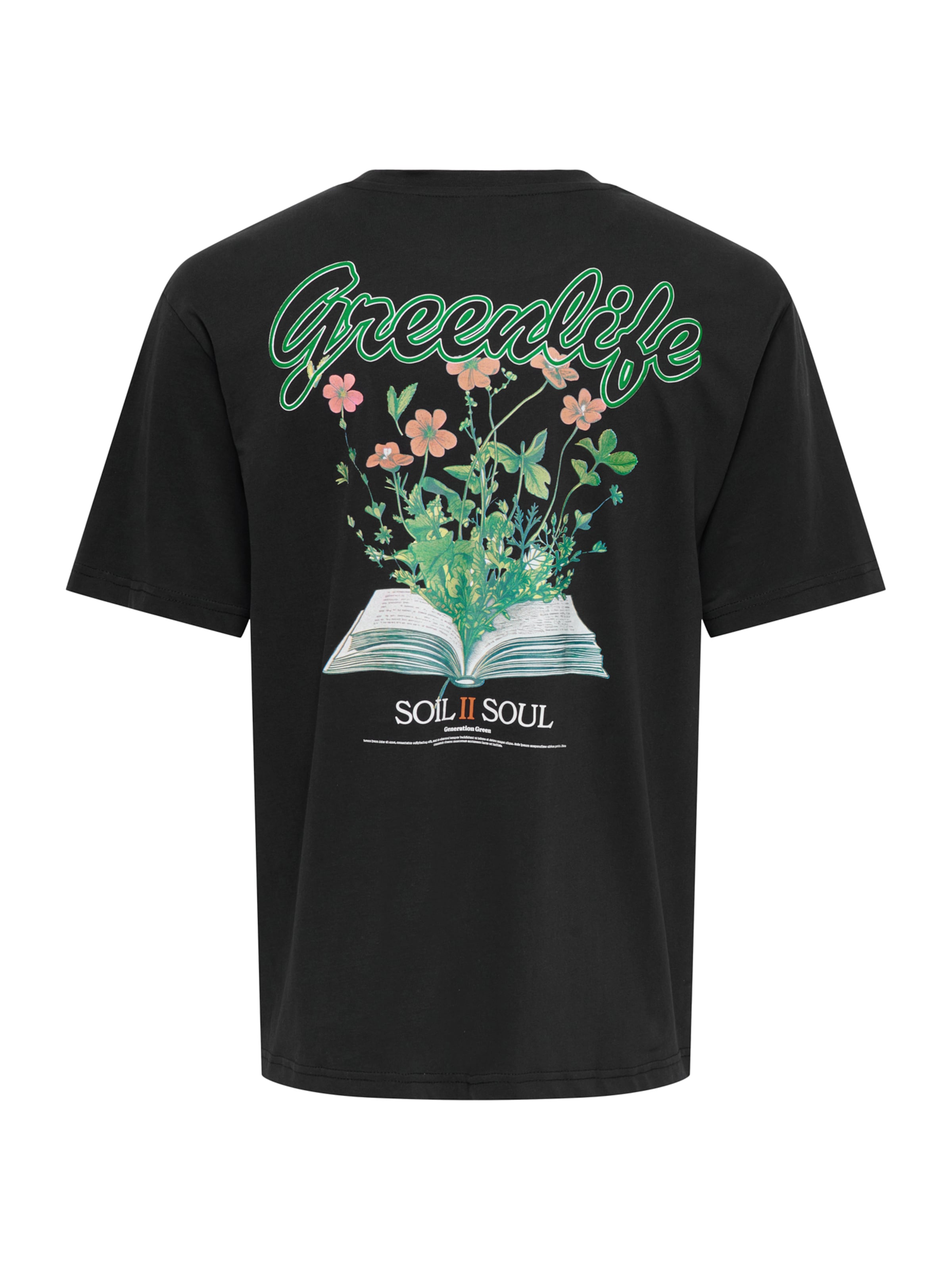 Tricou 'ONSMALIK' de la Only & Sons pe negru