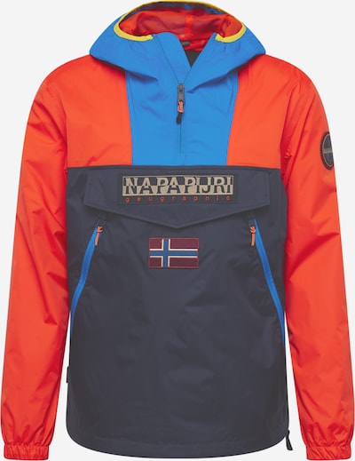 NAPAPIJRI Between-Season Jacket 'RAINFOREST' in Light blue / Yellow / Orange / Black, Item view
