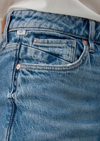 QS Wide Leg Jeans in Blau