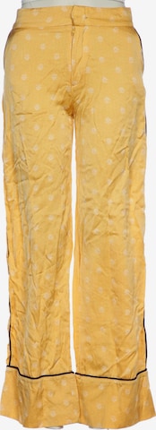 SECOND FEMALE Pants in XS in Yellow: front