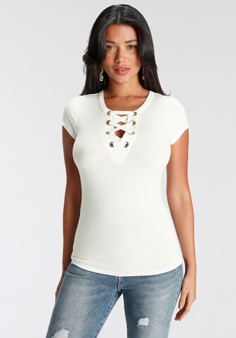 MELROSE Shirt in White: front