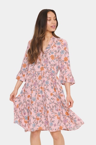 SAINT TROPEZ Jurk 'Eda' in Roze