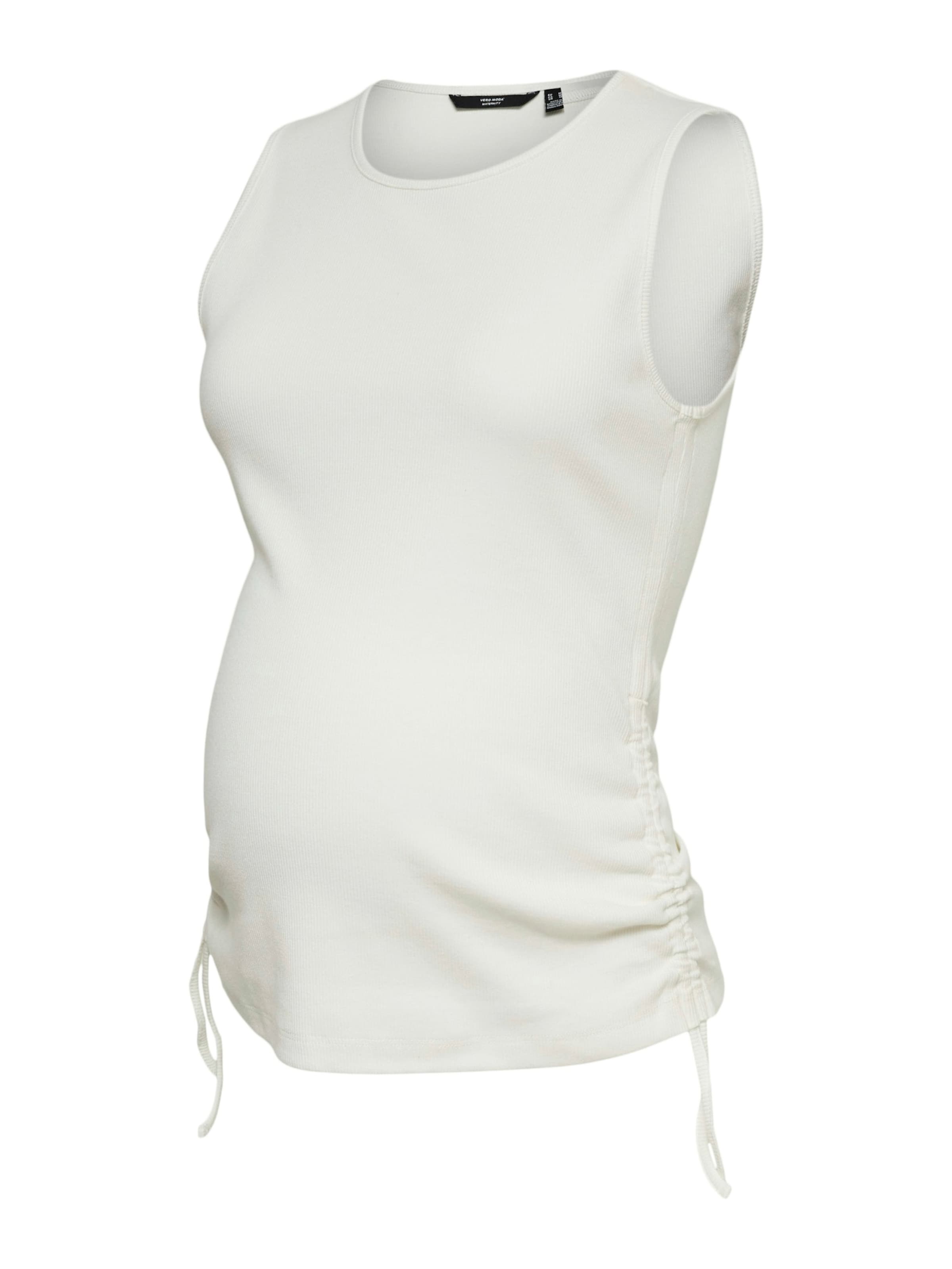 Vero Moda Maternity Τοπ 'VMMKENNEDY' σε XS σε λευκό, Άποψη προϊόντος