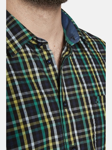 Charles Colby Comfort fit Overhemd ' Duke Branag ' in Groen