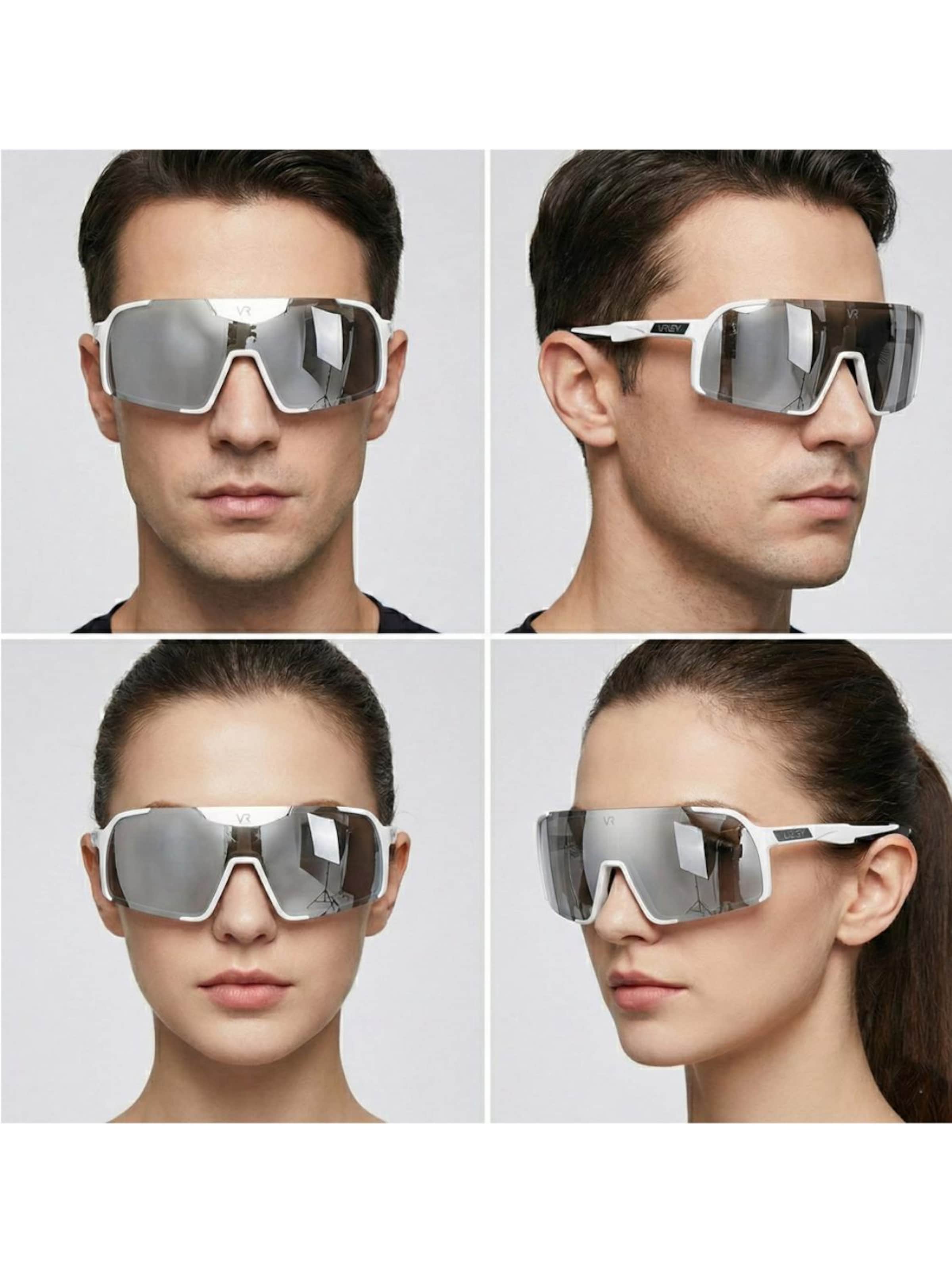 VEYREY Sports sunglasses 'Aeroblade' in White
