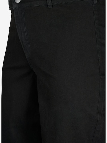 Zizzi - Perna larga Calças de ganga em preto