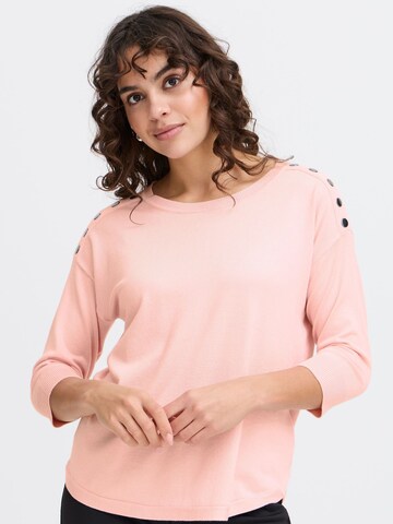 Fransa Shirt ' FRZUBASIC 114 Pullover' in Pink