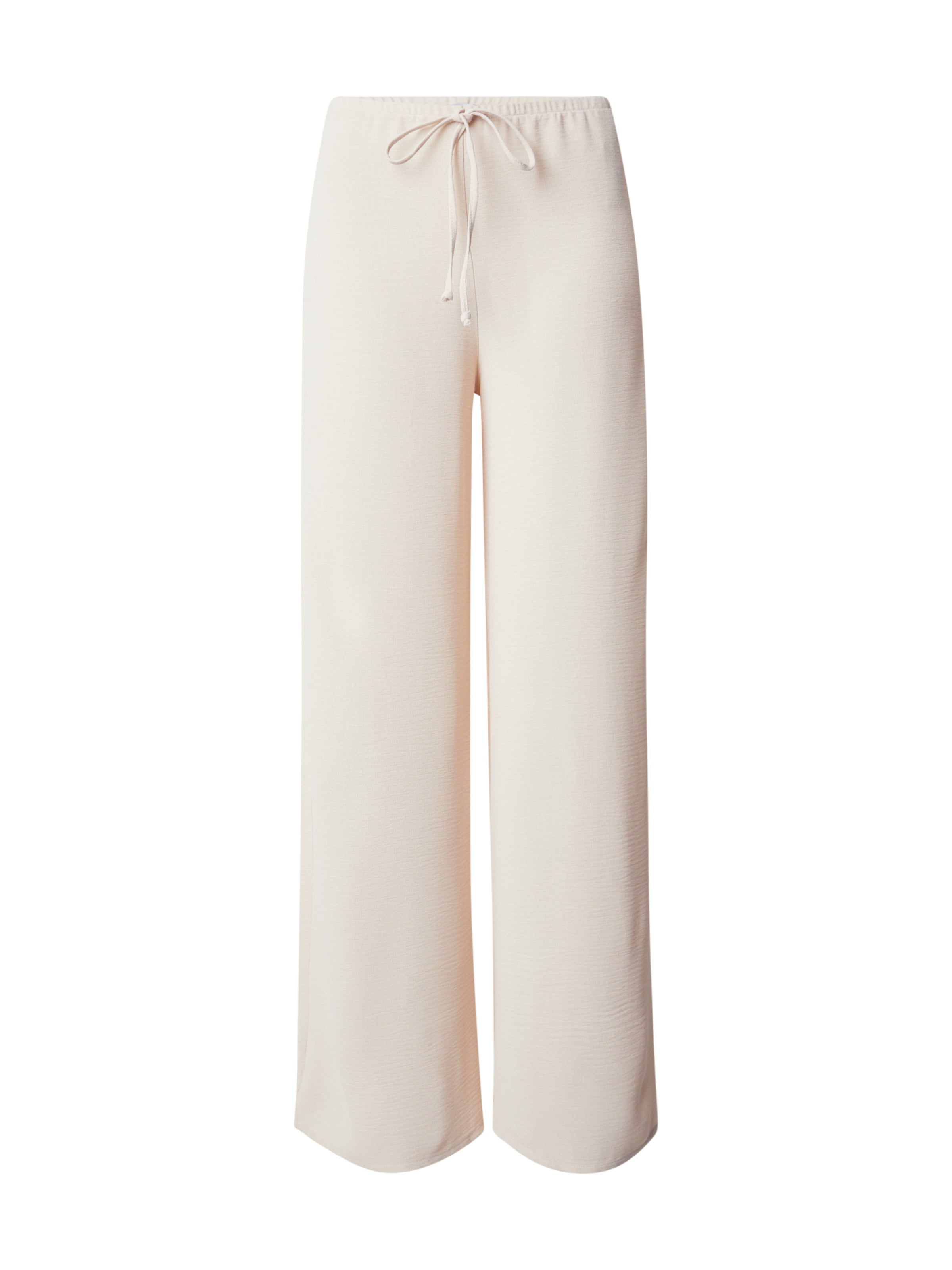 Wide leg Pantaloni 'Liddy' di ABOUT YOU in beige: frontale