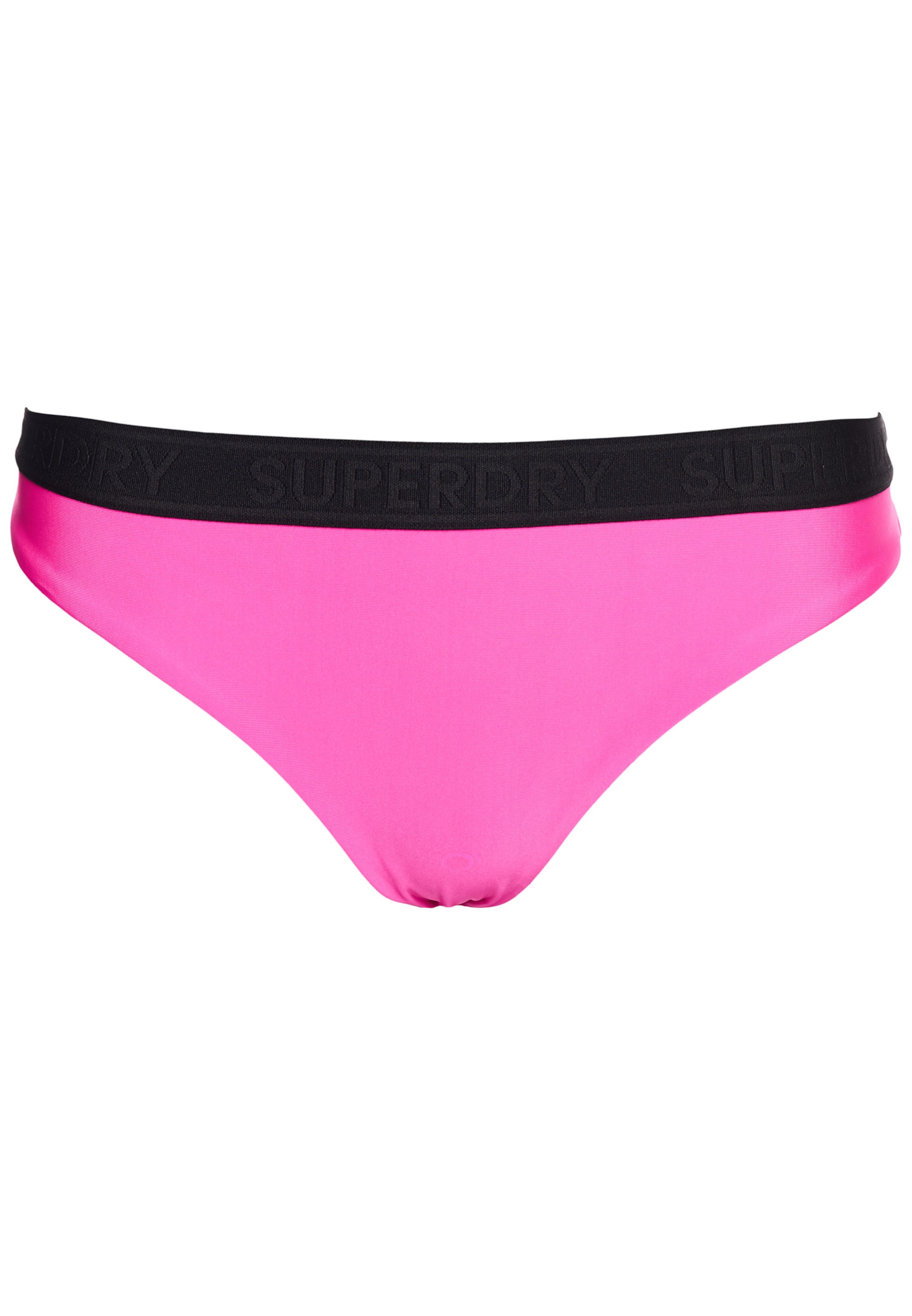 Superdry Bikinihose in pink / schwarz, Produktansicht