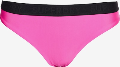 Superdry Bikini Bottoms in Pink / Black, Item view