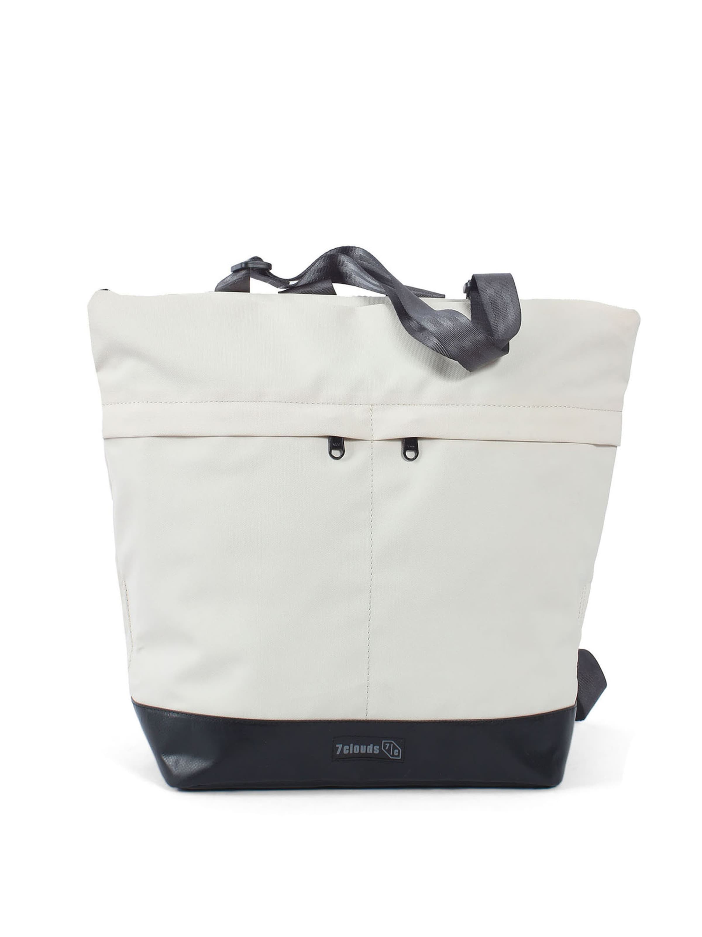 7clouds Rucksack 'Simse 7.1 ' in Weiß: Vorderseite