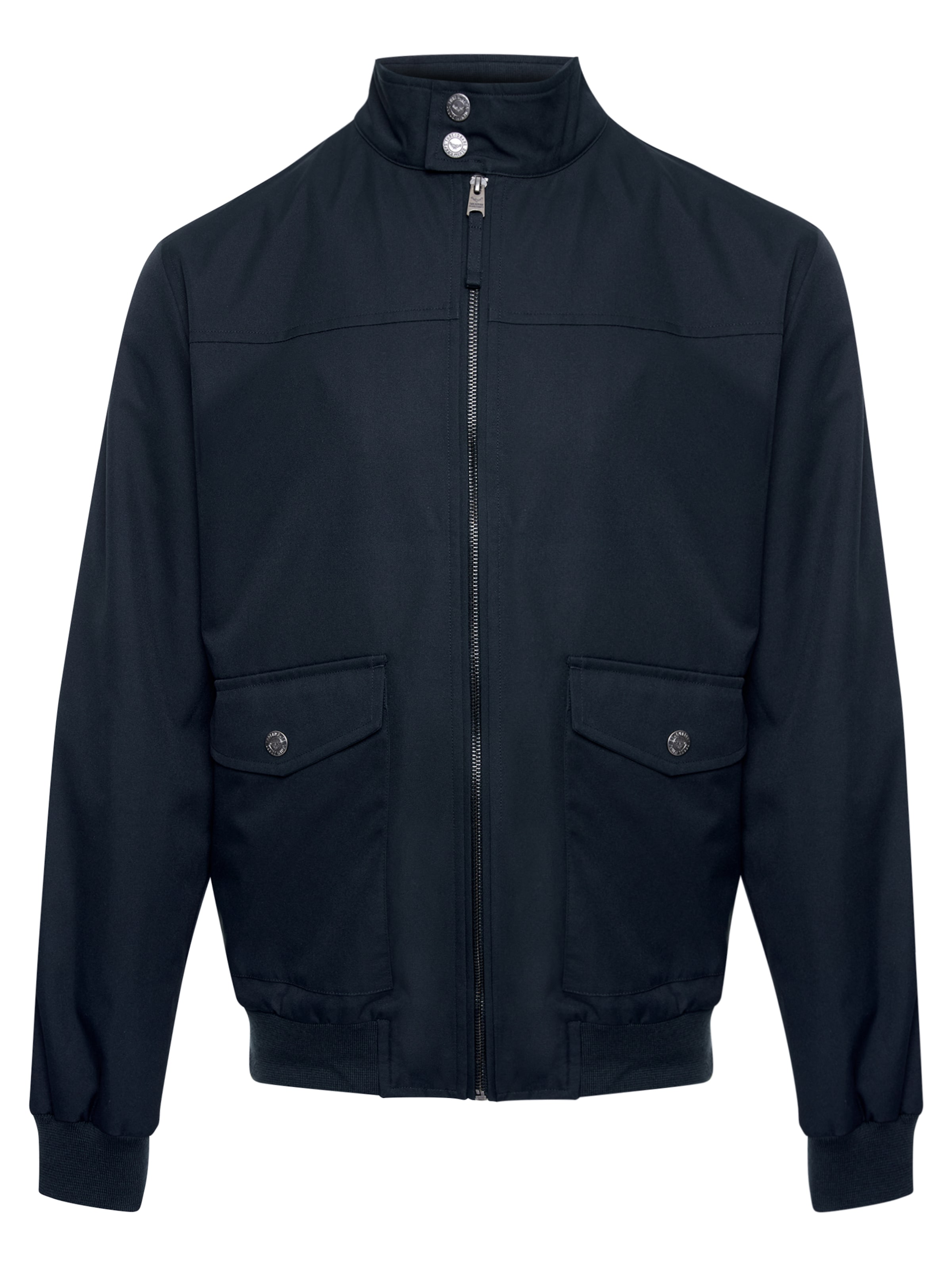 Threadbare Between-Season Jacket in Blue: front