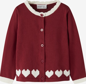 Giacchetta 'NMFRalbos' di NAME IT in rosso: frontale