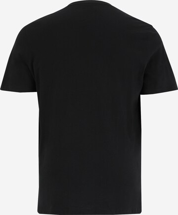 T-Shirt 'LAFAYETTE' Jack & Jones Plus en noir