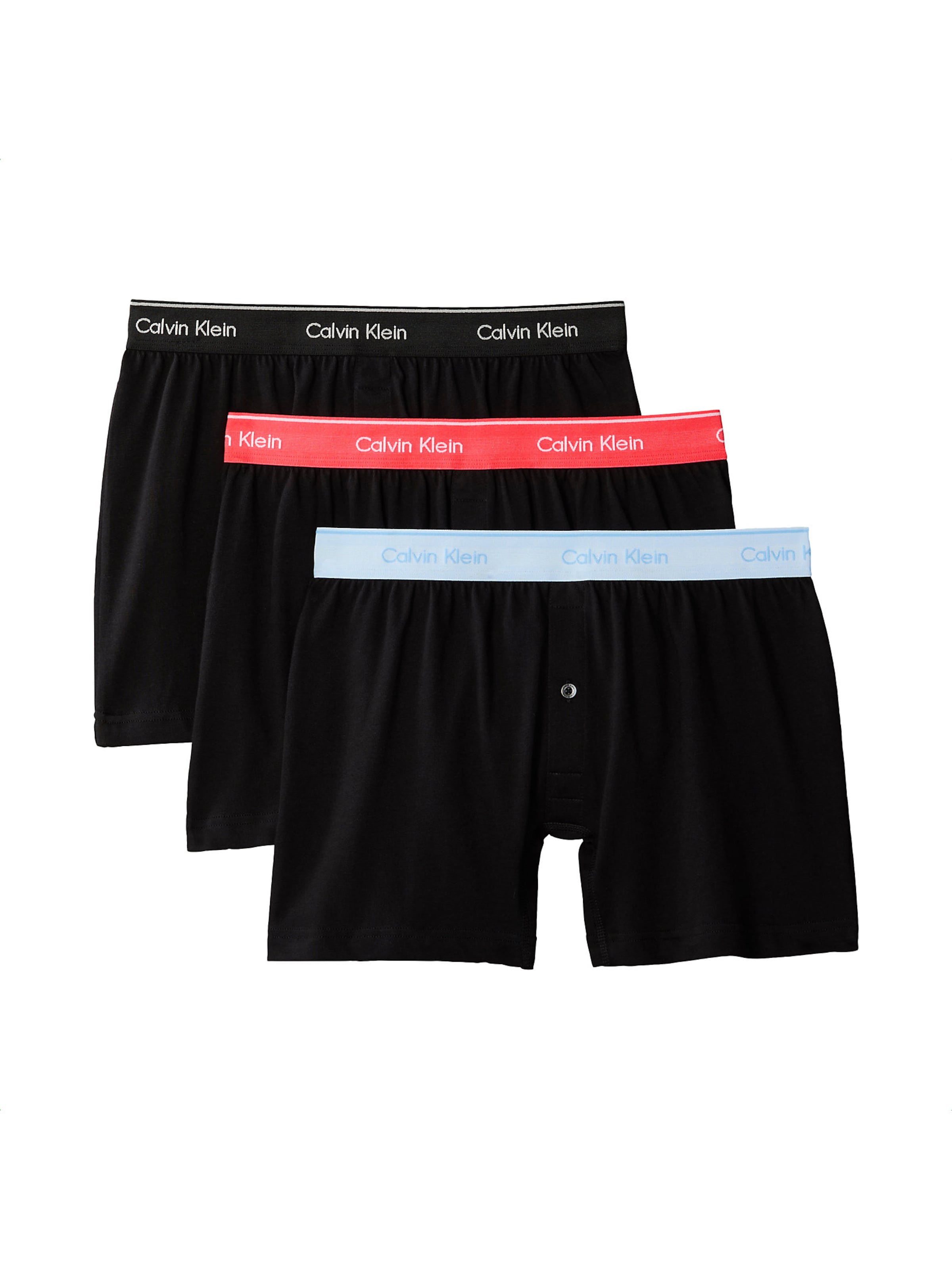 Boxers Calvin Klein en noir : devant