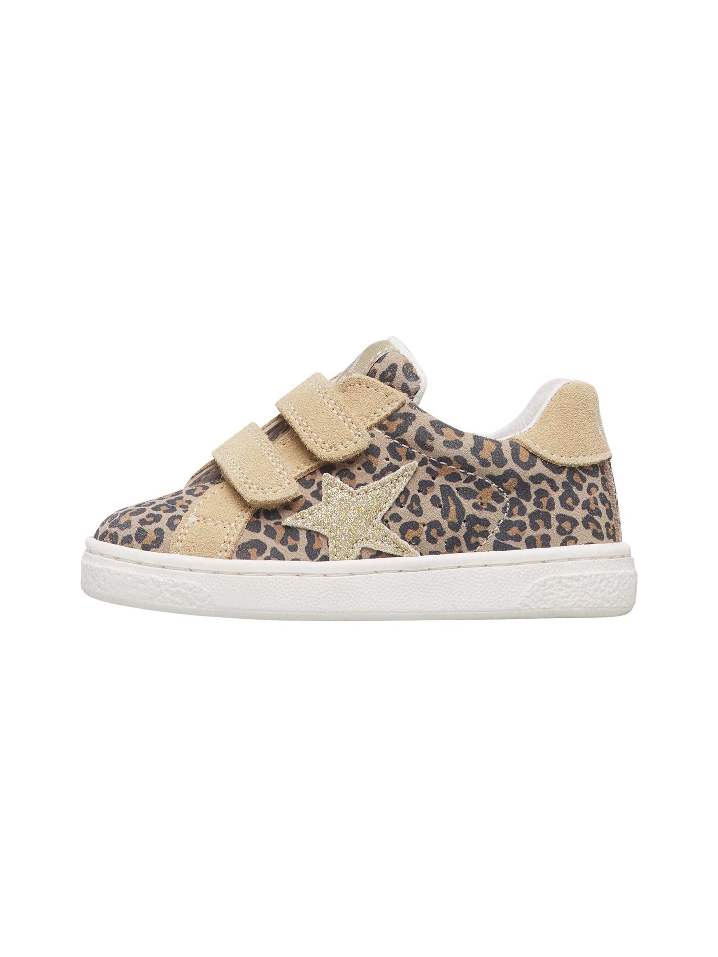 NATURINO Sneakers 'PINN VL.' in Beige: voorkant
