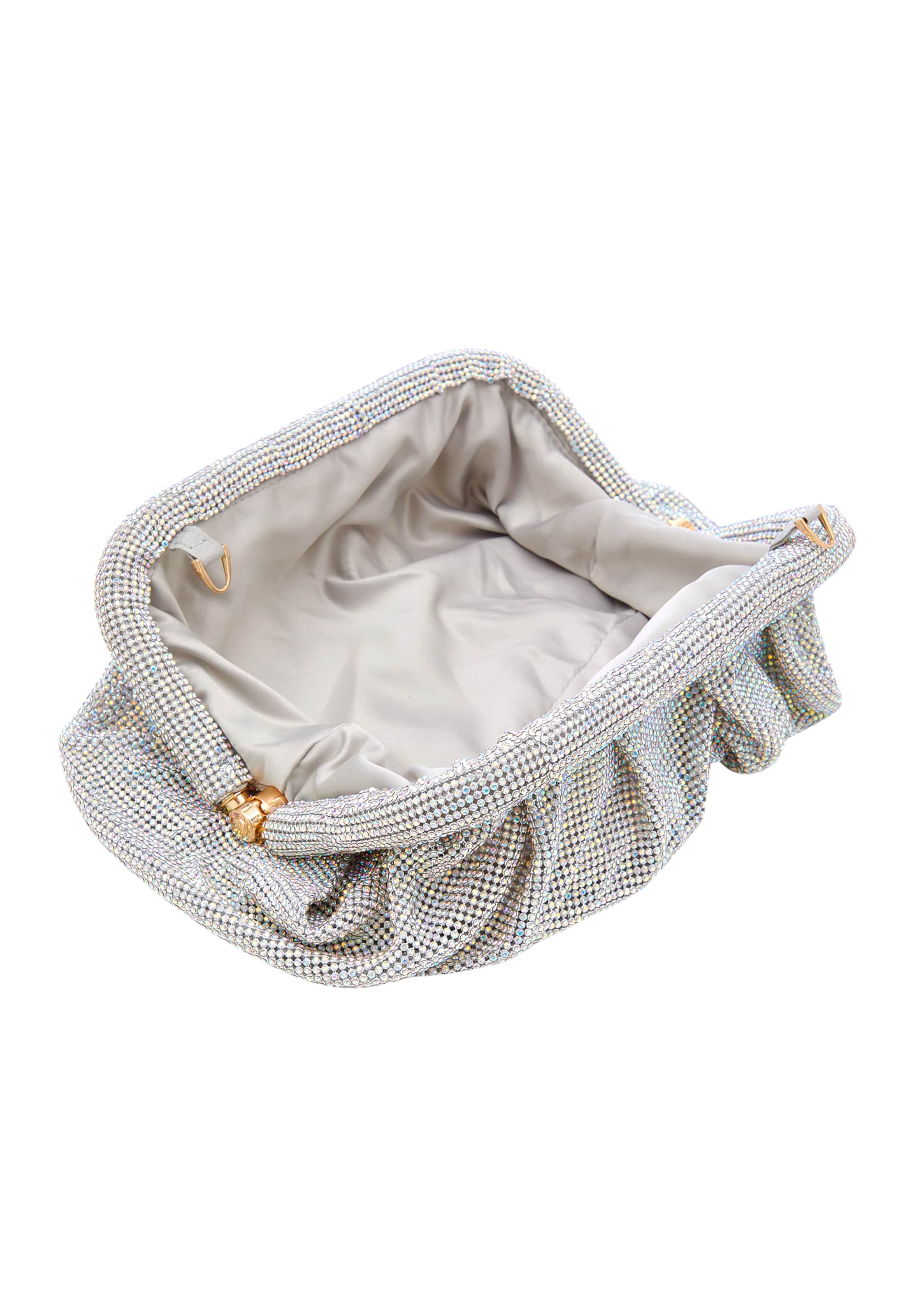 NAEMI Clutch in Silver