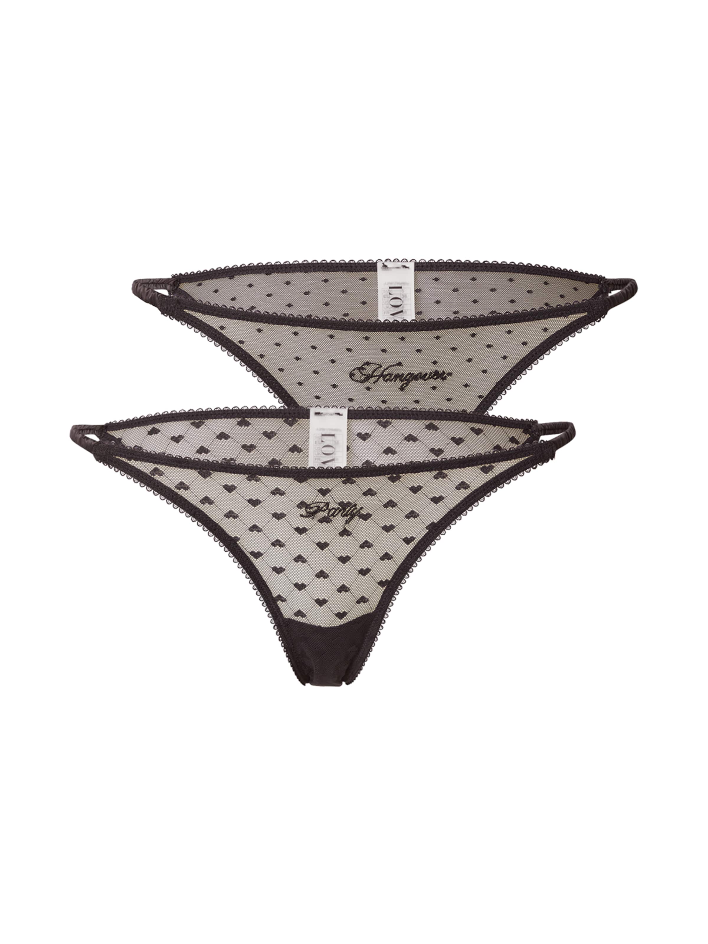 LOVE Stories Слип 'Clio' в черно: отпред