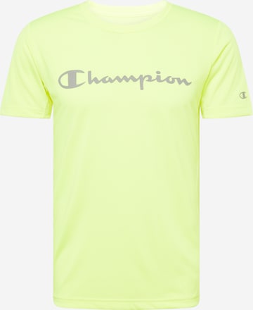 Champion Authentic Athletic Apparel Funkční tričko – žlutá: přední strana