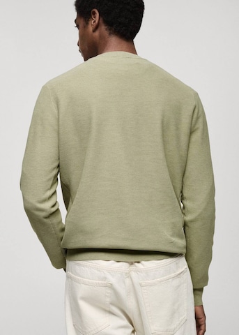 MANGO MAN Sweater 'Ten' in Green