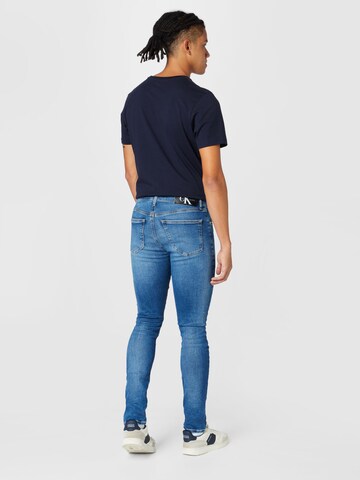 Calvin Klein Jeans Skinny Džíny – modrá