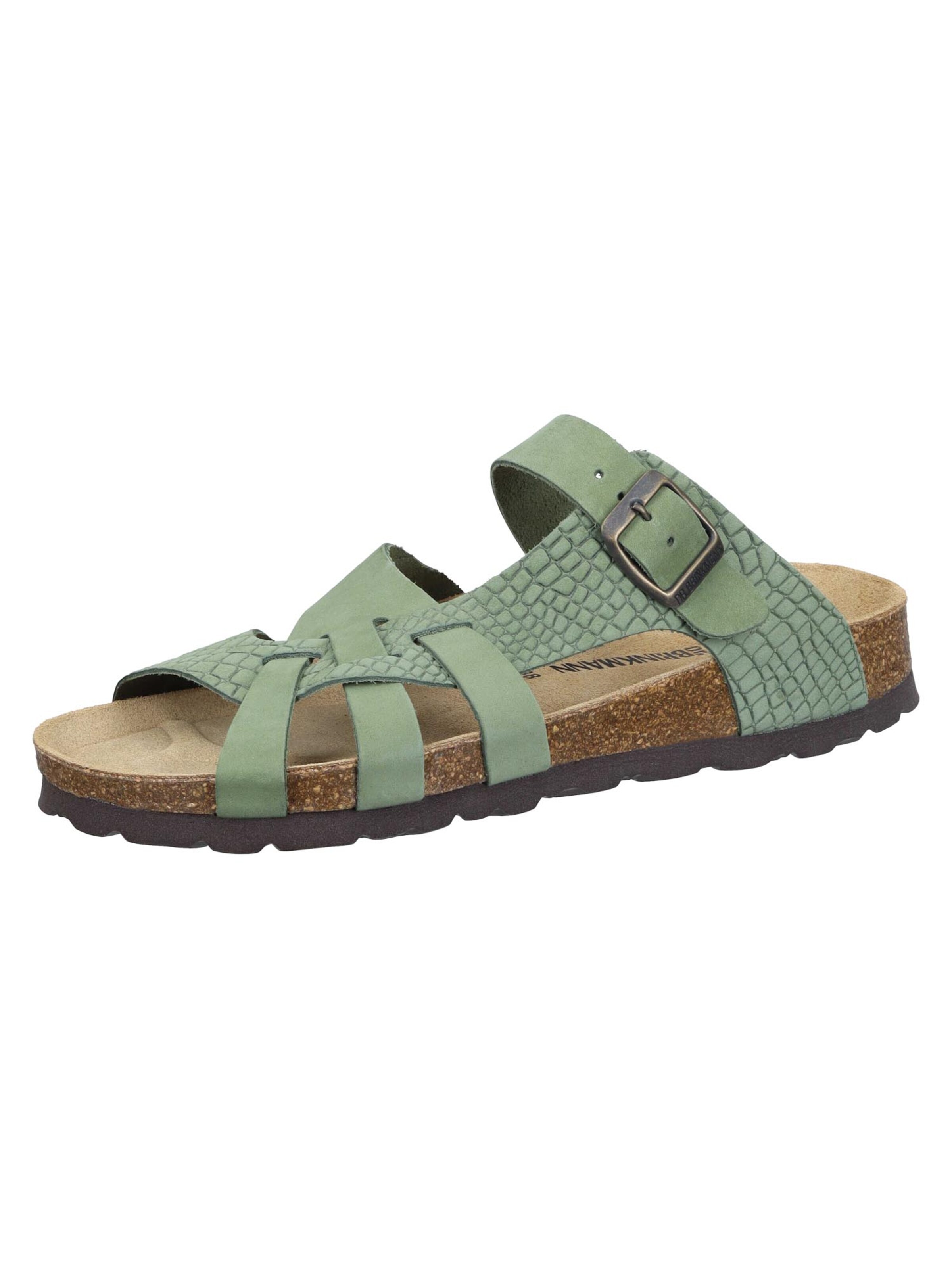 DR. BRINKMANN Muiltjes 'Oliva' in Groen