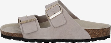 Palado Pantolette 'Palado Korfu Mono' in Grau: Vorderseite
