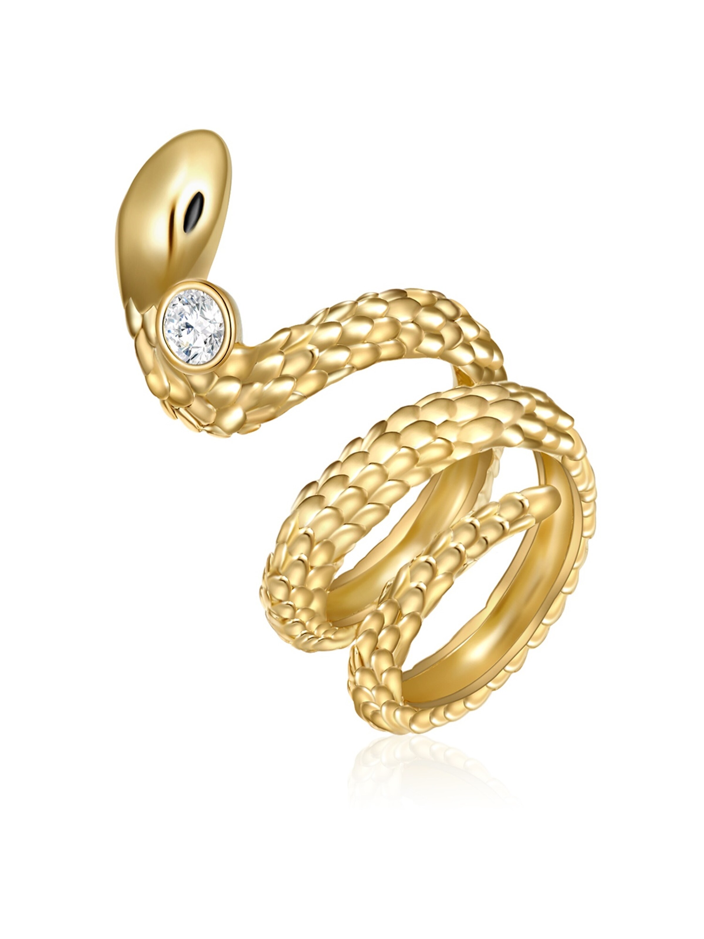 Lulu & Jane Ring in Gold: front
