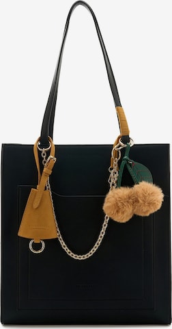 Seidenfelt Manufaktur Shoulder Bag 'Lyby' in Black: front