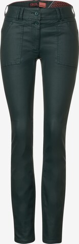 CECIL Slim fit Pants 'Toronto' in Green: front